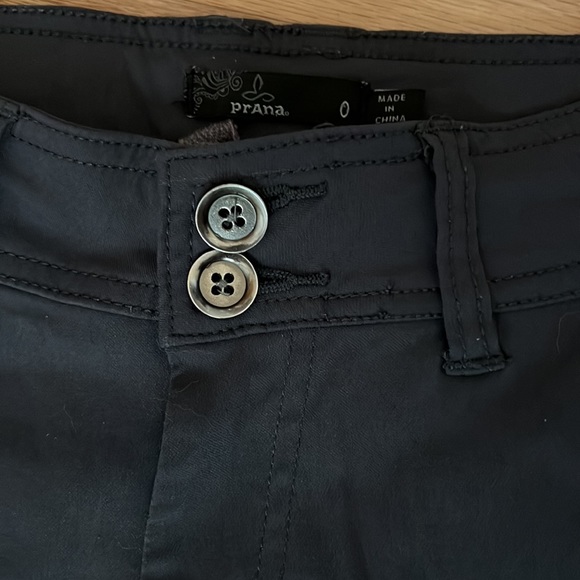 PrAna Halle shorts size 0 in charcoal gray - Picture 2 of 10
